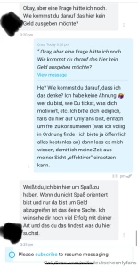 Das sind dinge dich hier erlebe 4 tage intensives chatten und dann part 7