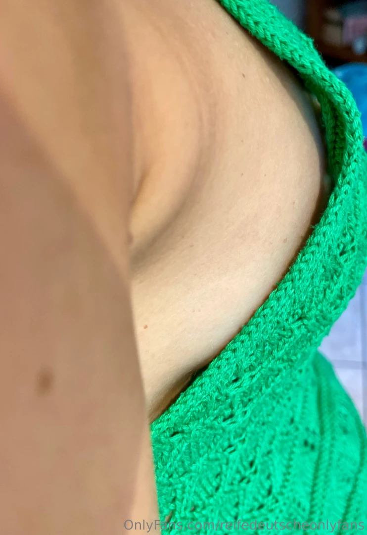 Da sieht man je nachdem wie ich mich bewege etwas zu viel 