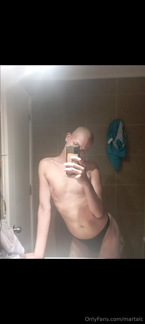 Freshly showered ready to sleep 