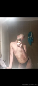 Freshly showered ready to sleep