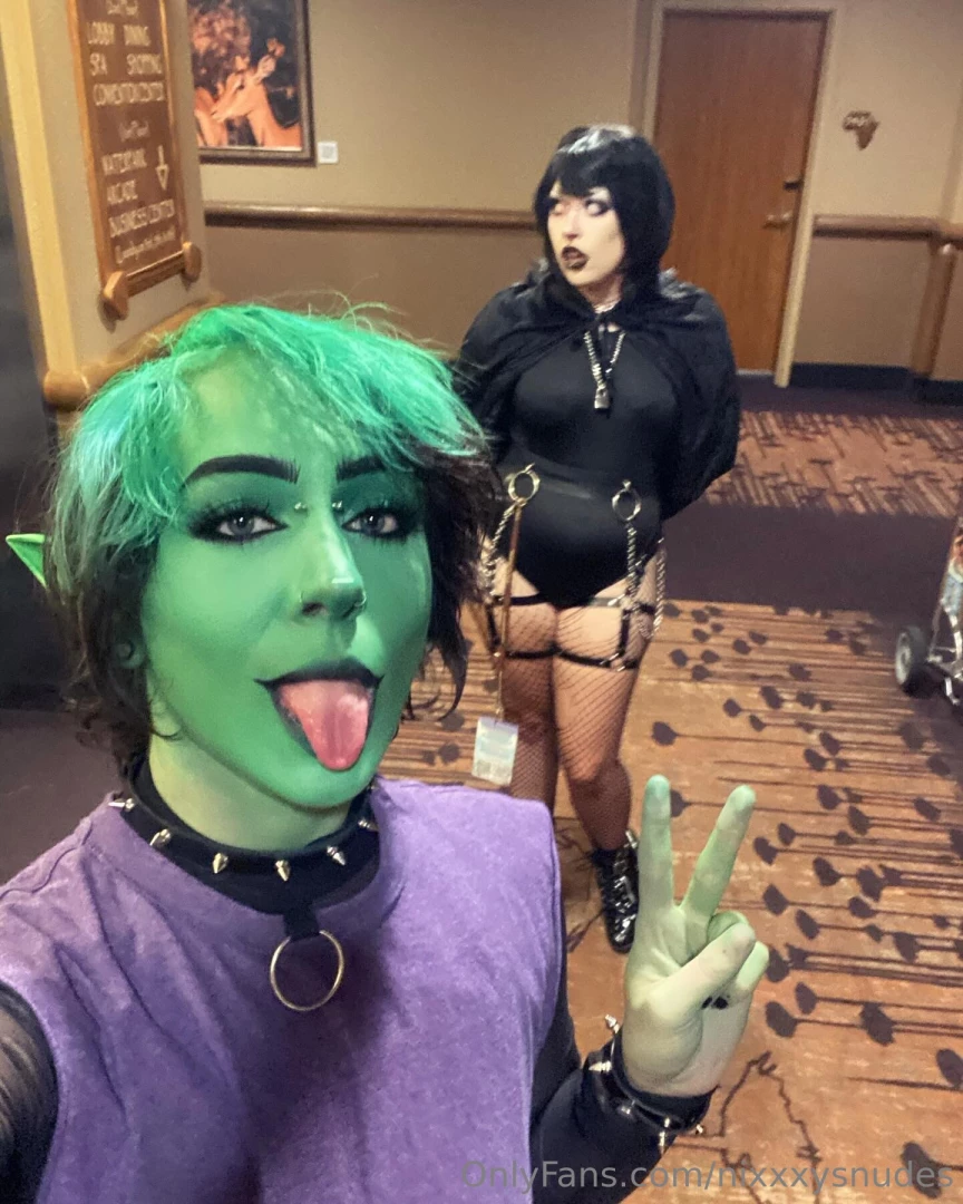 Beast boy and raven had lots of fun together go follow my love 
