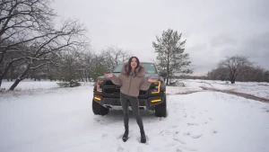 Join leyla_wild on her snow adventure as she takes her 2019 ford
