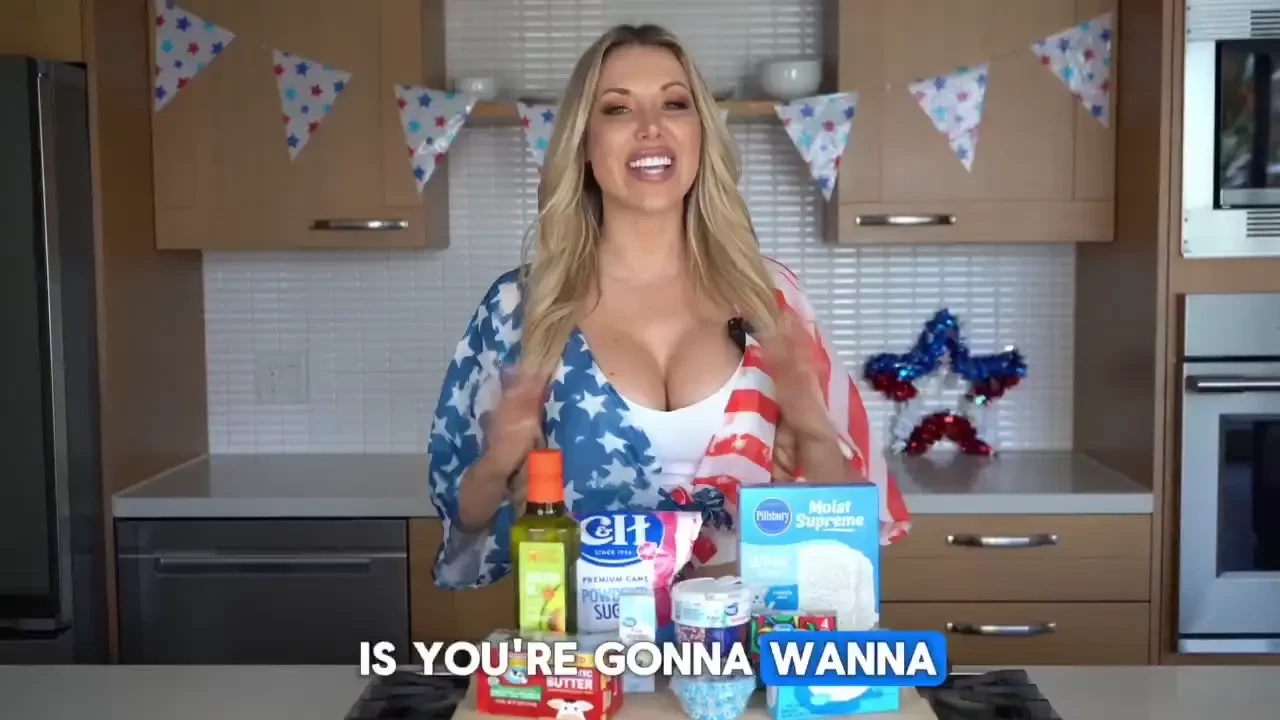 Get messy with itsalexkay as she makes the perfect red white and blue 