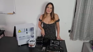 After struggling with her old computer for gaming and editing gisele