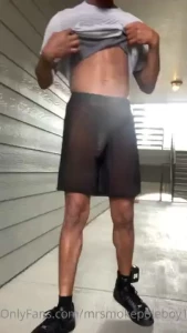 Letting that dick hang out