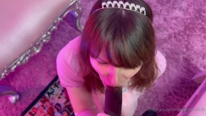 Sucking off aj fresh in a pink dungeon my trip to la sure was fun