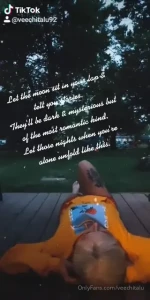 Let the moon sit in your lap amp let your night unfold like this