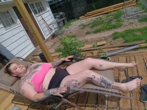 Sun bathing with the girls part 1