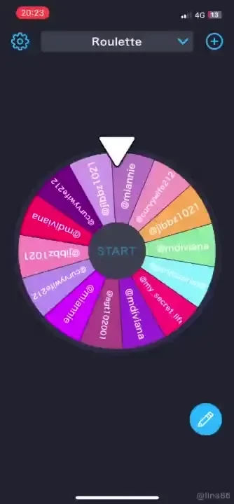 Good luck when the wheel is full with your names i ll turn it there part 1 