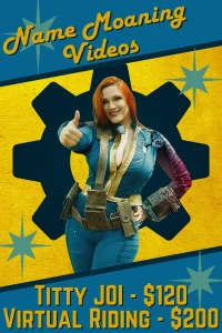 Filming fallout name moaning videos next week play with my tits while