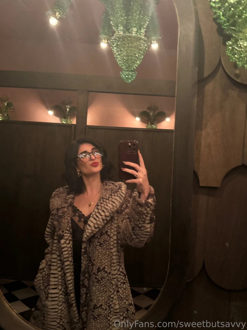 Got all dolled up last night 