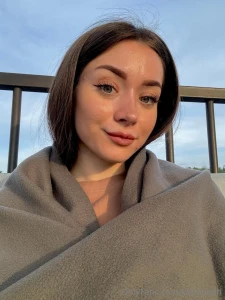 Wrapped in a blanket but might steal your hoodie next would you mind