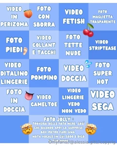 Ti piacciono le sorprese io le amo e per questo ho pensato a una cosa