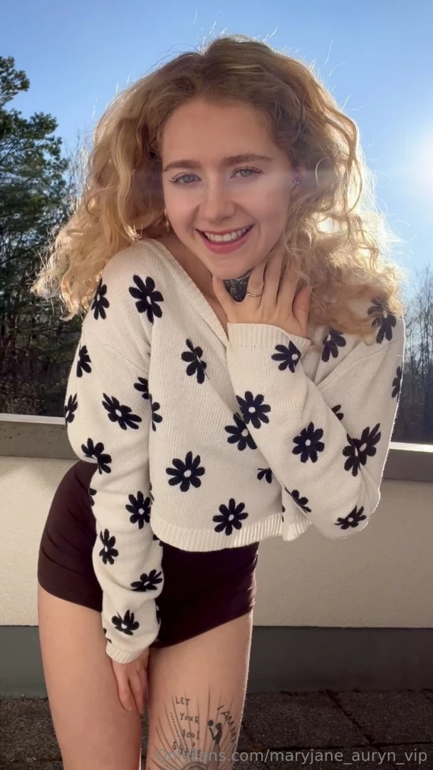 Enjoying the sun on the terrace refill part 2 