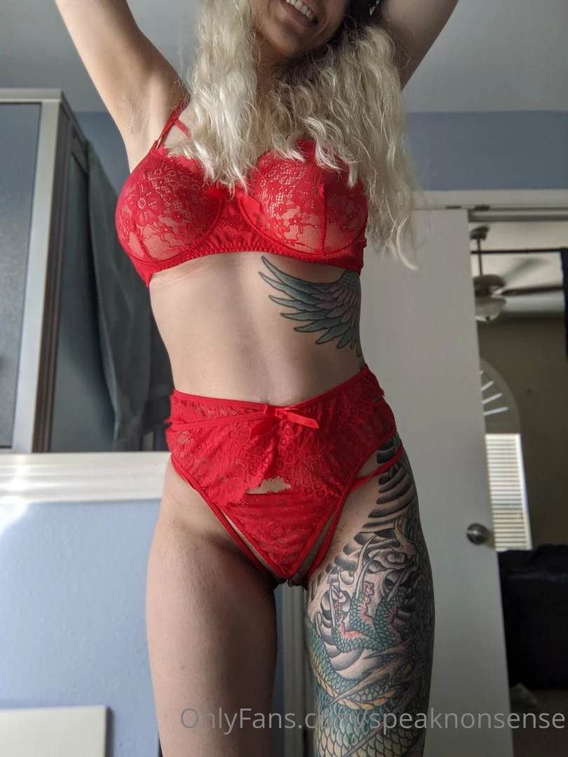 I feel so fucking sexy in red both this set and the shoes were gifted part 3 