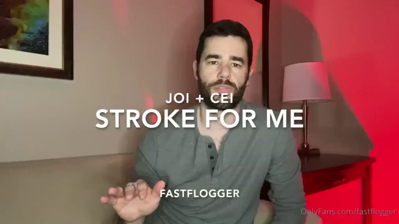 I want you to stroke it for me i want you to take your time let it 