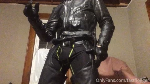 Leather strip tease this is a classic from my earlier days of camming-