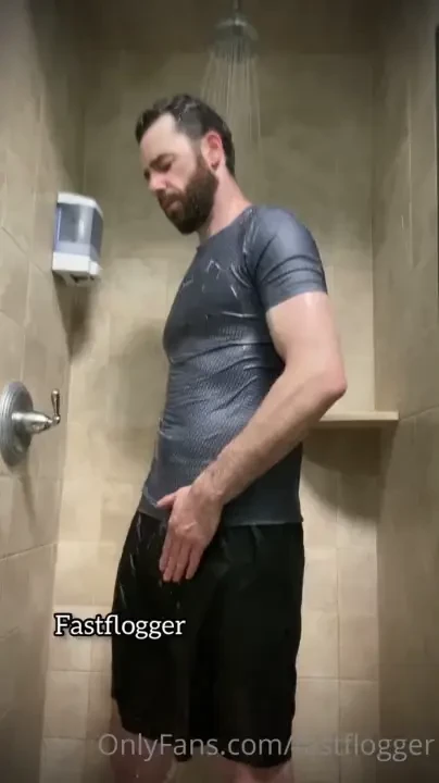Jerk off and cum eating in the shower there s nothing like a steaming 