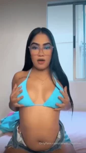 A big gush comes