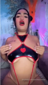 Touching my tits turns me on a lot