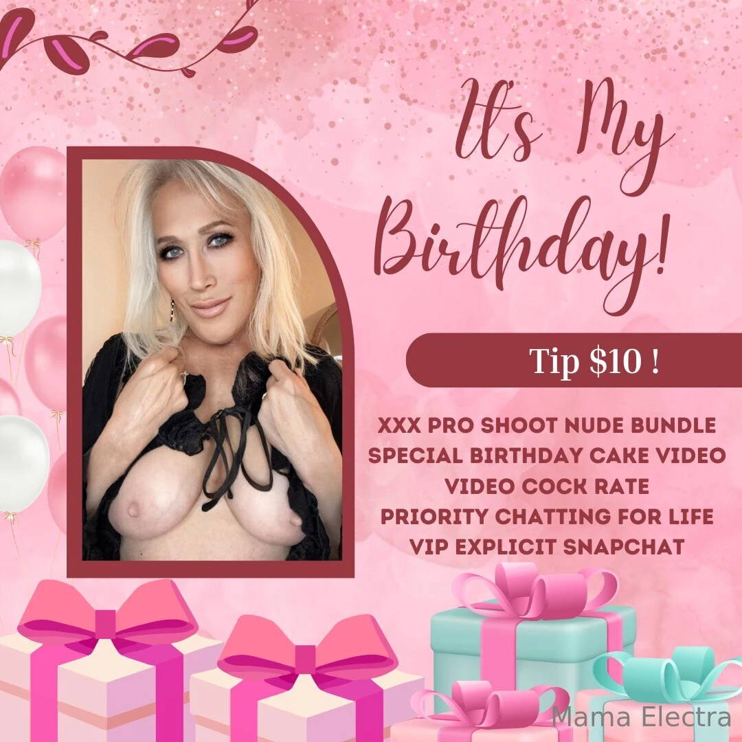 It s my birthday i d love to celebrate with you if you spoil me today 