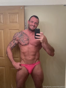 Loving these pink jocks part 1