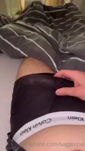 Gettin close in my calvins after waking up in bed