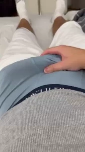 Longer vid of jerking off trough my polo boxers messy after included