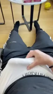 Afternoon cumming trough white calvins is always an option part 1