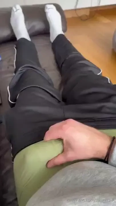 Quick bust in green boxers 