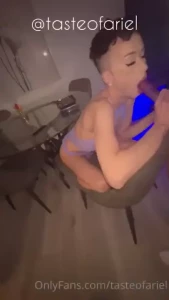 Never thought eating shrimp fried rice would turn into sucking dick