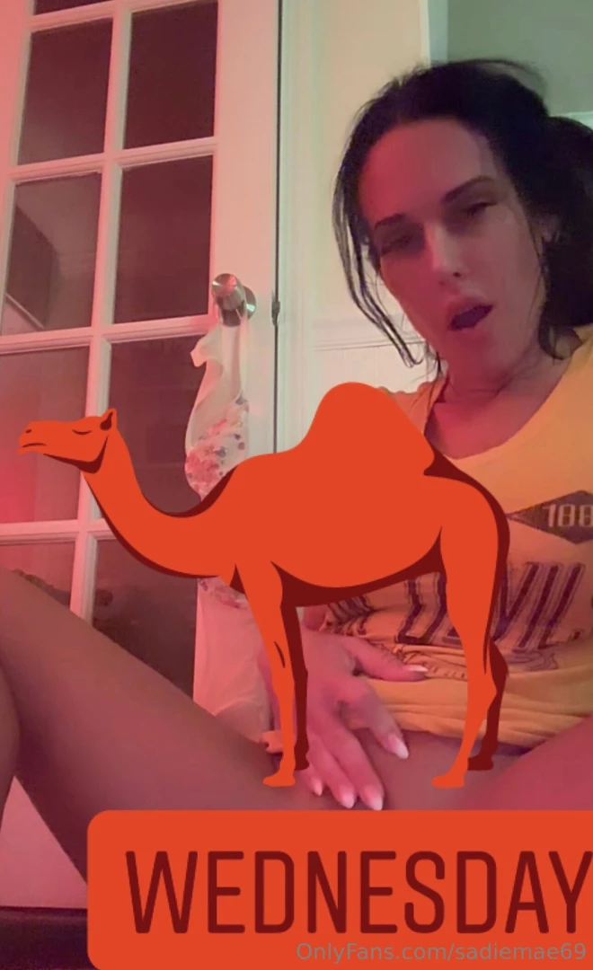 Watch me remove my panties and get my p ssy pounded by this machine 