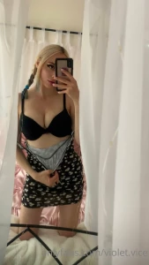 Oops my dress fell down
