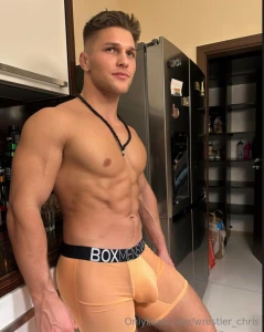 Just boxers on and they re not hiding much think you can handle what s