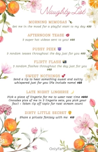 Help a single mom take the day off goal tip menu photos attached