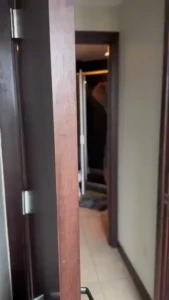 Don t think i didn t see you peeping around the door