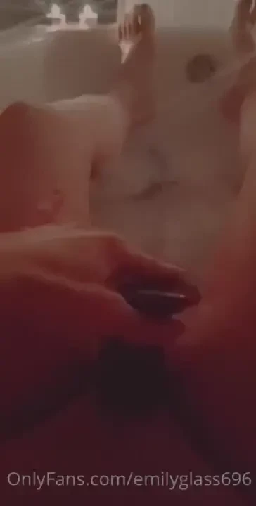 Playing with mike dildo 