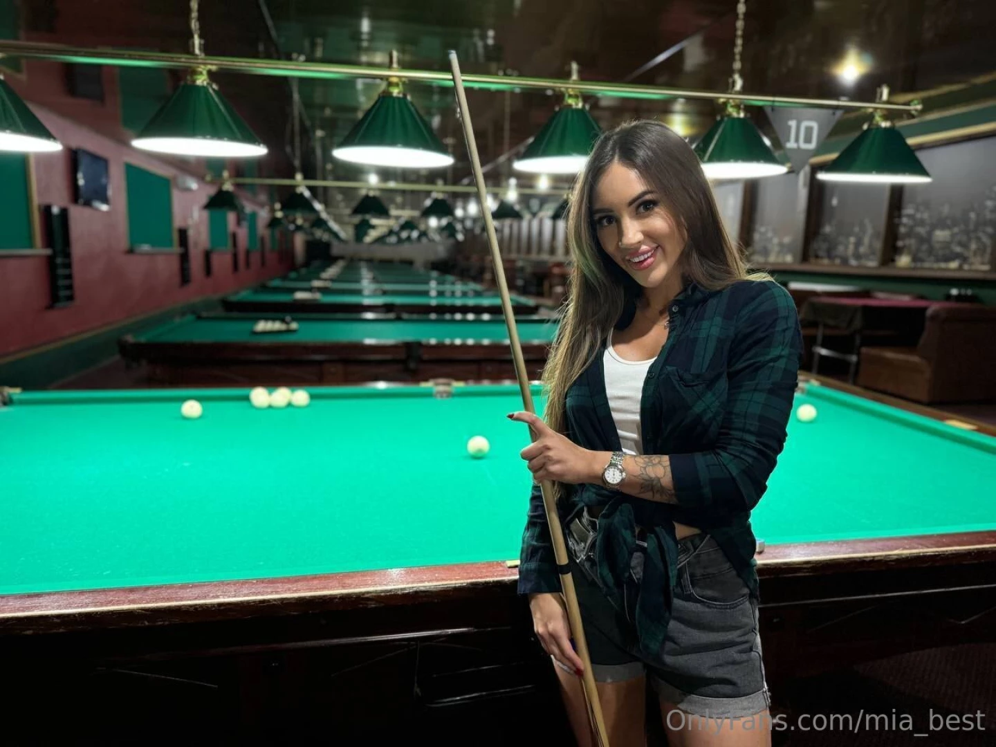 I tried billiards for myself for the first time i liked it very much 