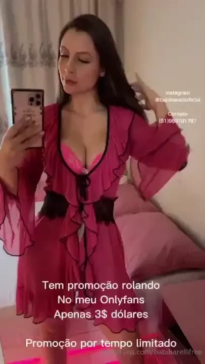 Tem promo o rolando no meu onlyfans vip babibarelli apenas 3 a 