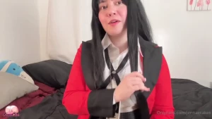 Yumeko jabami cosplay amp joi hope you like this week s video