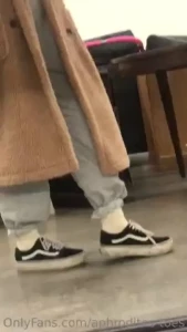 Shopping in my 4 year old filthy vans