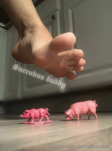 Hehe it s time to succumb to the wrath of my feet tiny mindless