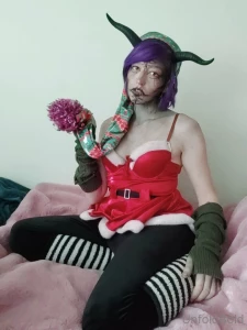 Krampus cosplay selfies part 1