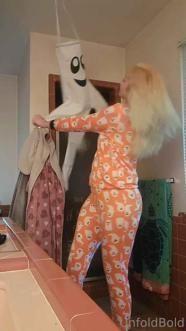 I hope you have the most spooktacular day my new spooky pjs are a 