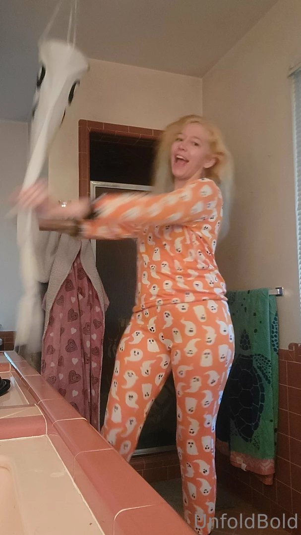 I hope you have the most spooktacular day my new spooky pjs are a part 1 