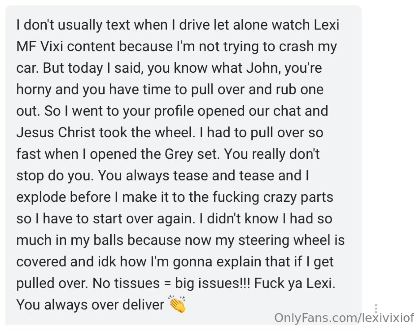 Okay this review had me confused then laughing then in awe wtf want 