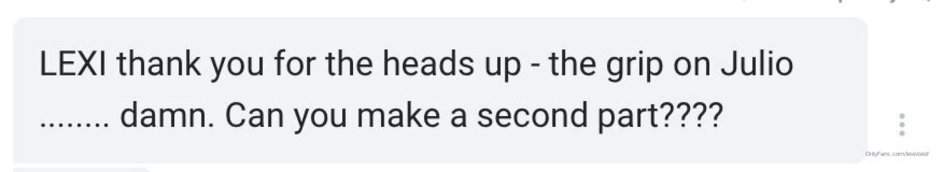 You re welcomeeeee don t fucking missss itttt 