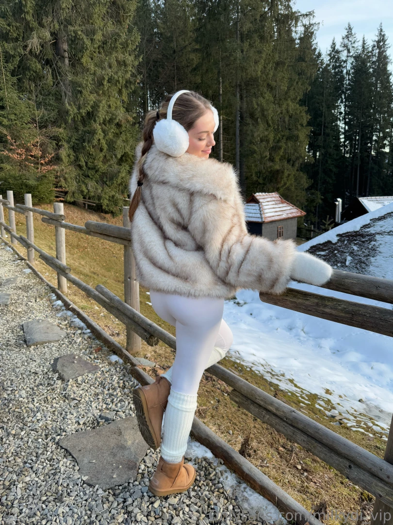 Snowy peaks crisp air and my heart full of joy living my winter dream 