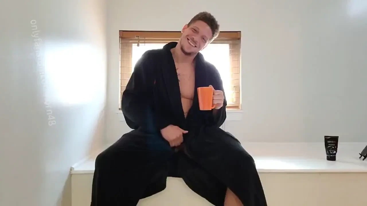 Some cream and dick to go with your morning coffee 