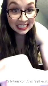 Baby girl is having a fun night wish someone would have their way with